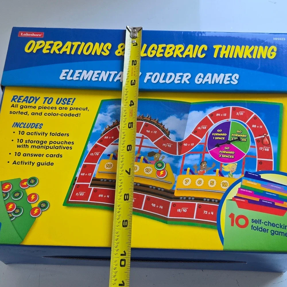Lakeshore Operations & Algebraic Thinking Elementary Folder Games  Grade 4-5